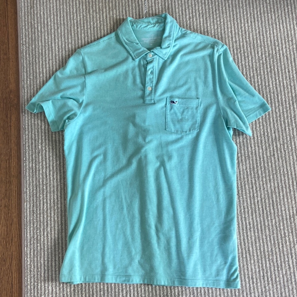 Mens vineyard vines Edgartown polo - mint green